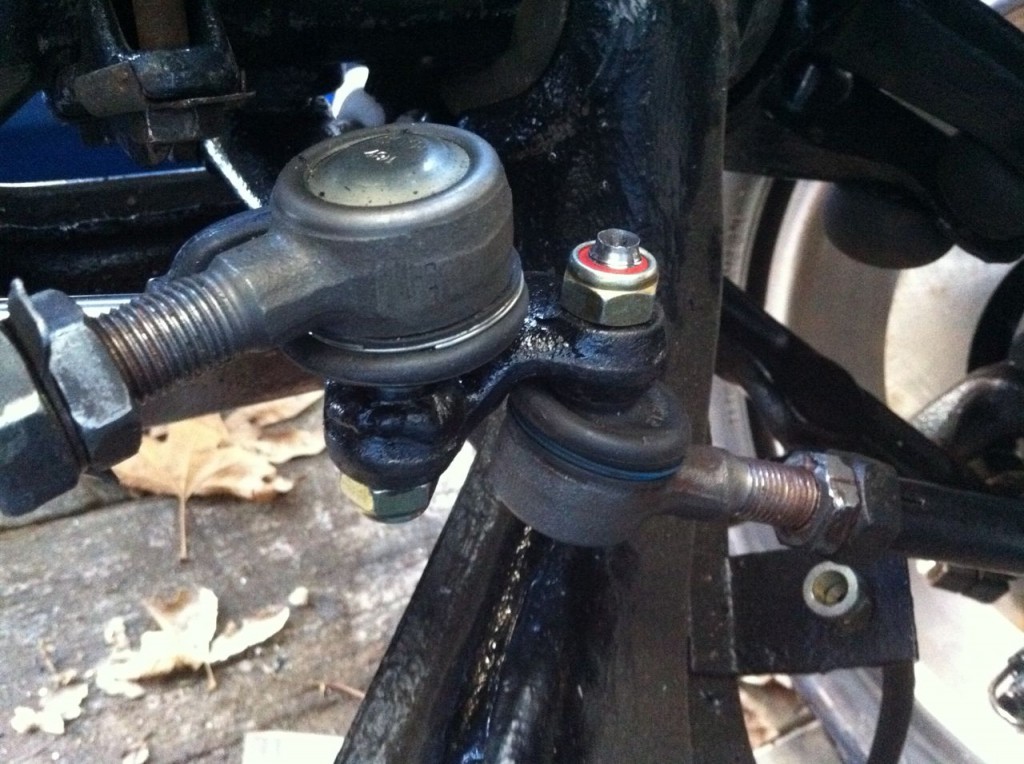 Flipped ball joint